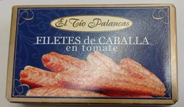 Filetes de caballa en tomate