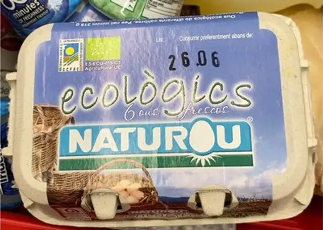 6 ous frescos ecològics
