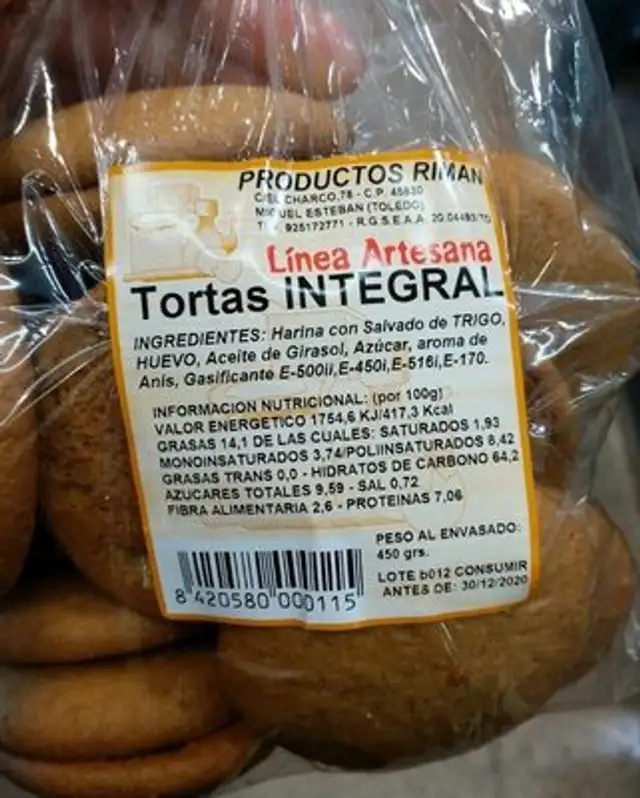 Tortas integrales