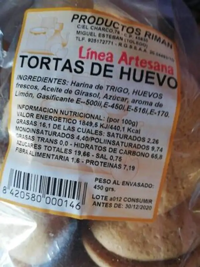 Tortas de huevo
