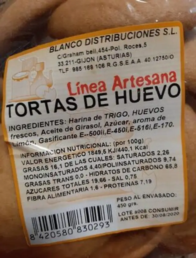Tortas de huevo