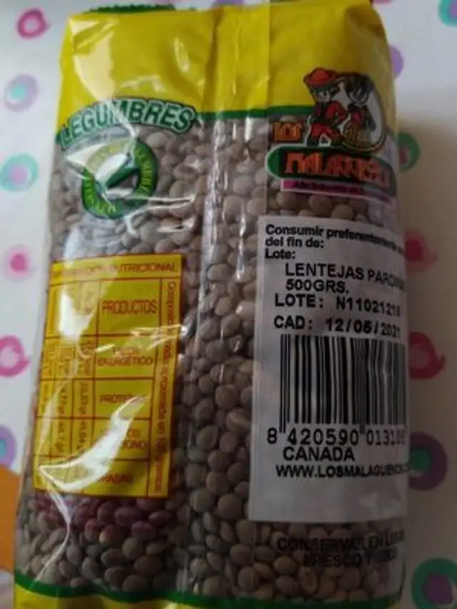 Lentejas pardinas