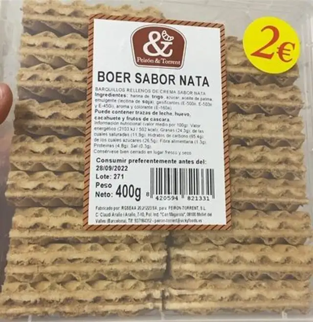 Boer sabor nata