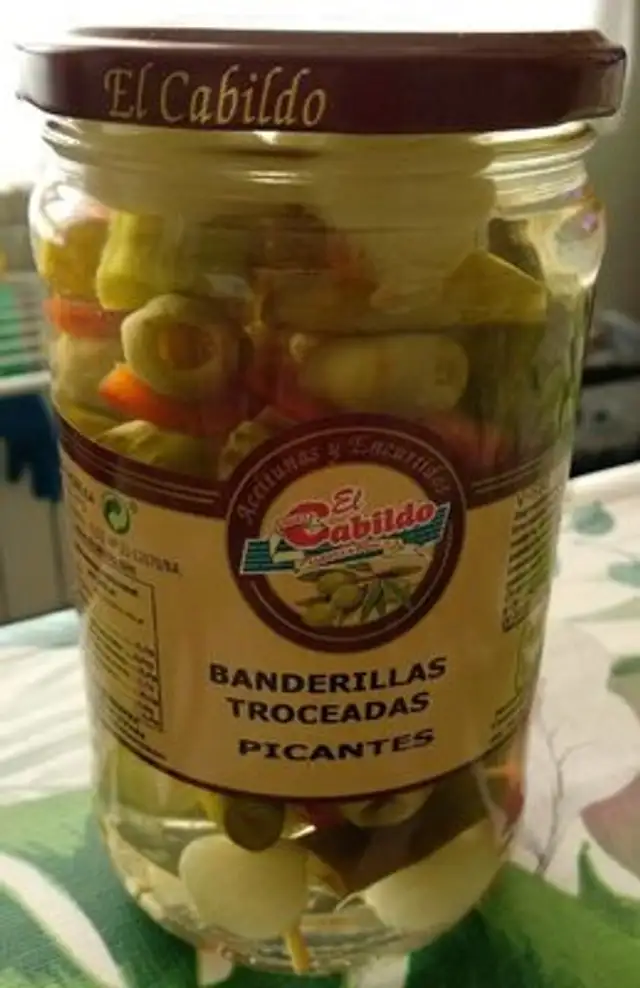 Banderillas troceadas picantes