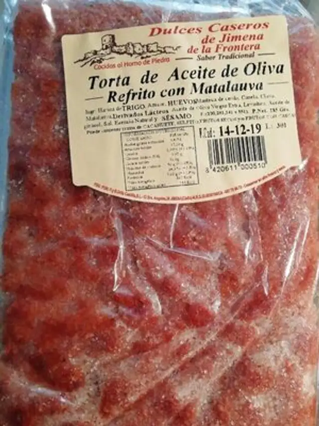 Torta de Aceite de Oliva - Refrito con Matalauva