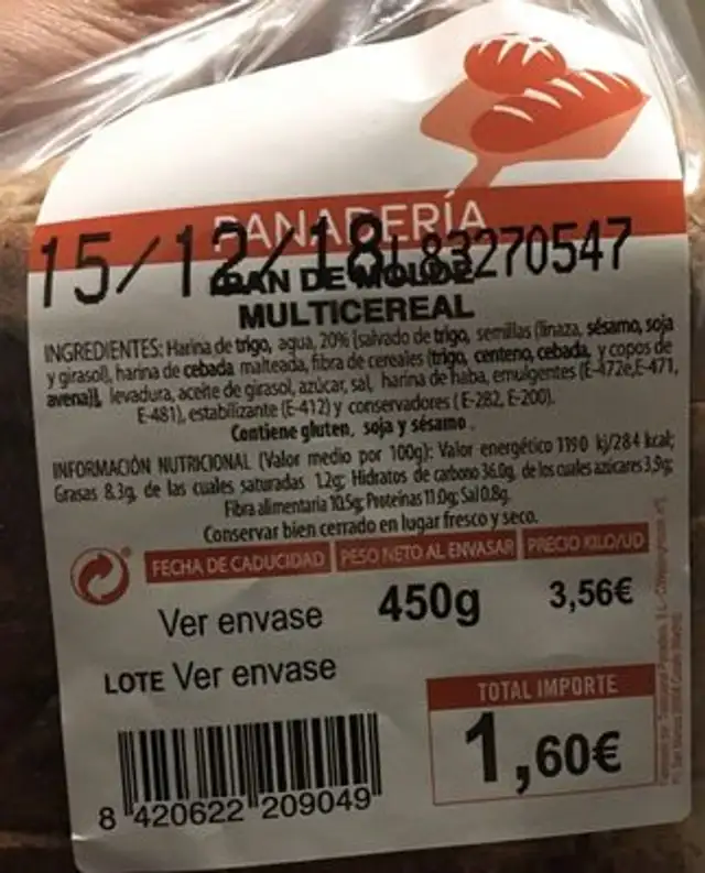 Pan de molde-multicereal