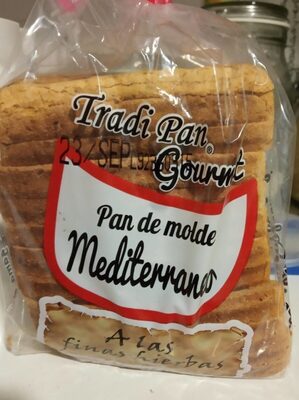 Pan de molde mediterráneo