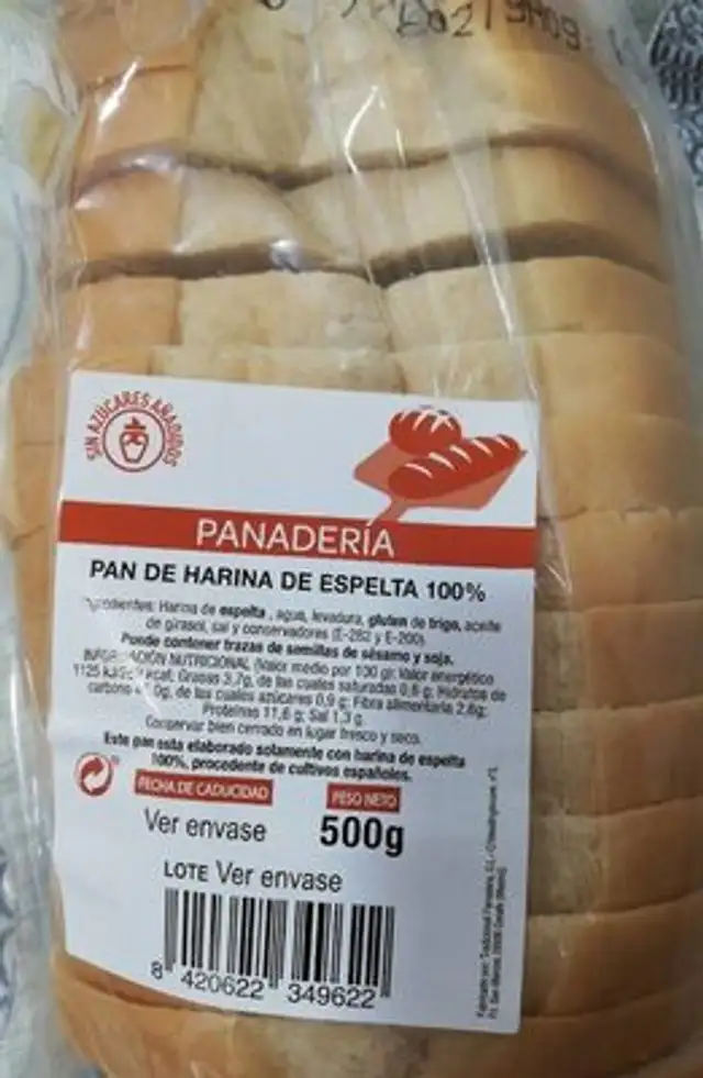 Pan de harina de espelta