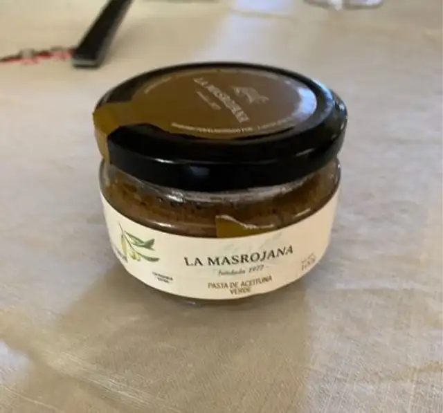 Pasta de aceituna verde