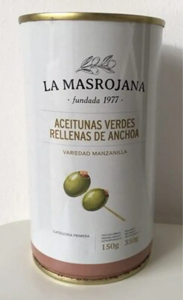 Aceitunas Verdes rellenas de anchoas