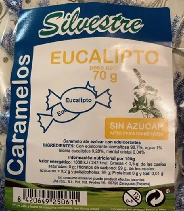 Caramelos de eucalipto