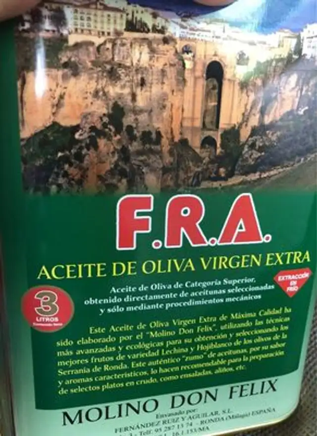 extra virgin olive oil ingredients label