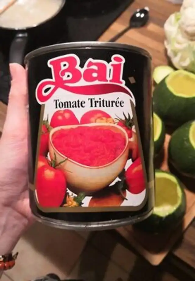 Tomate triturée