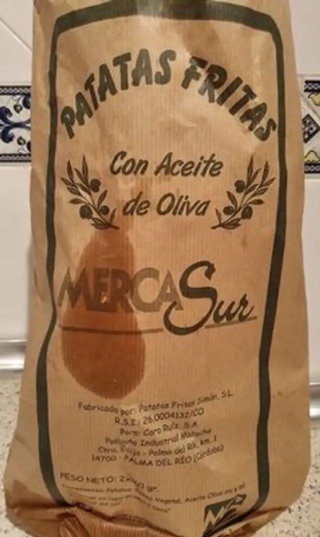 Patatas fritas con aceite de oliva