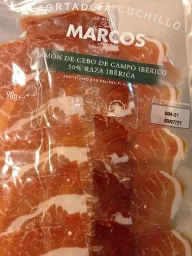 Jamón de cebo 50% raza iberica