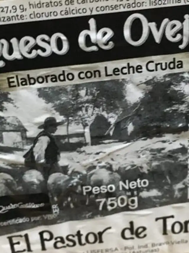 Queso de oveja nutrition facts table