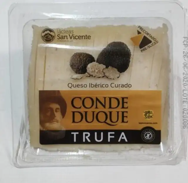 Queso ibérico curado a la trufa