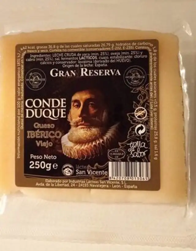 Queso ibérico viejo