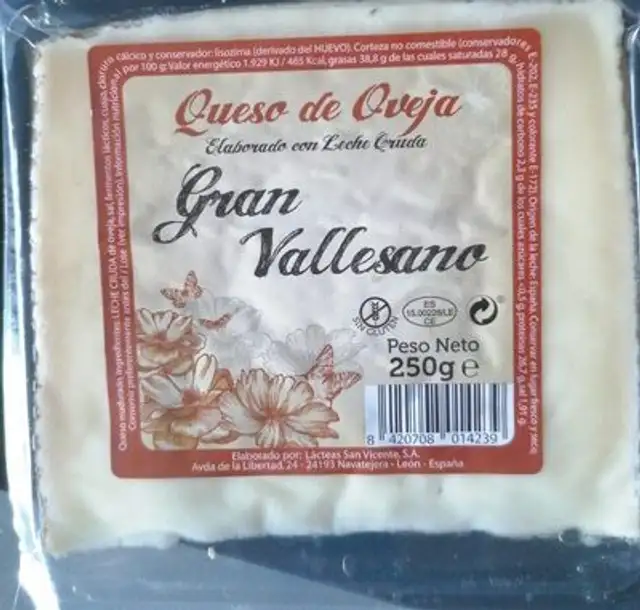 Queso de Ovjea Gran vallesano