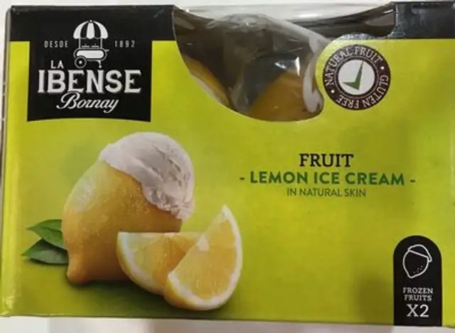 Lemon ice cream