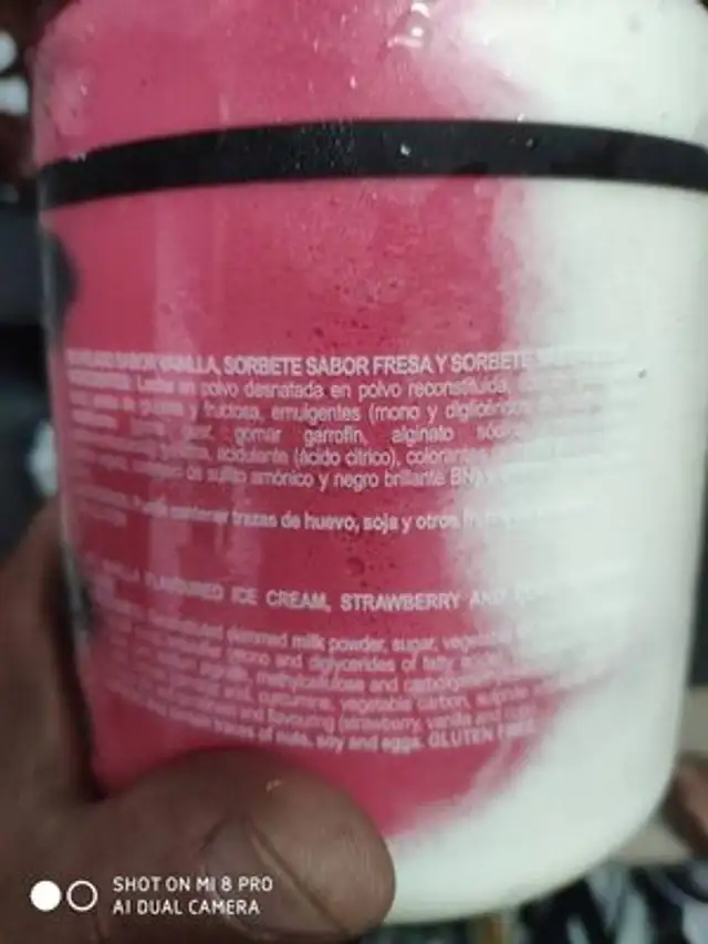 Draculin ingredients label