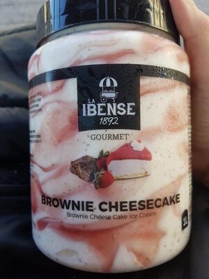 Helado brownie cheescake