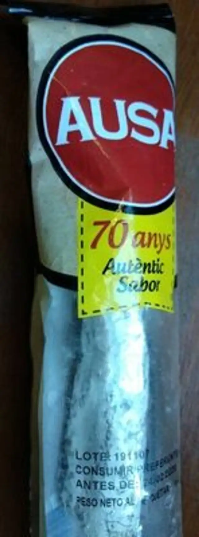 Fuet sense pebre