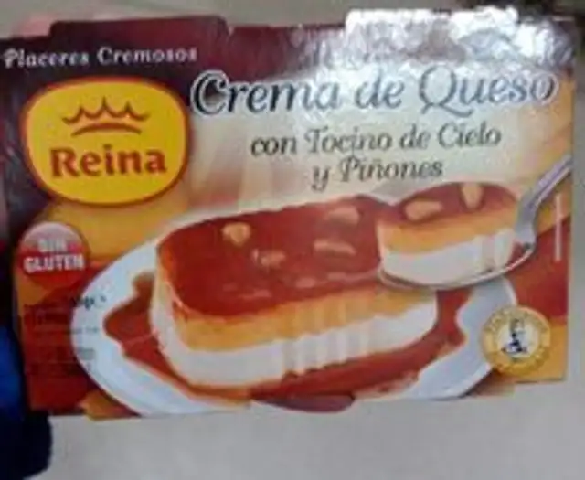 Crema De Queso Con Tocino De Cielo Y Piñones Pack-2 X 90 GR.