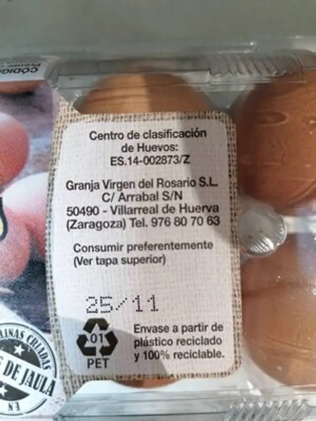 Huevo nutrition facts table