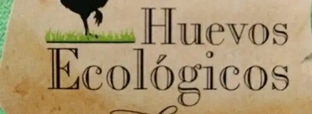 Huevos ecológicos ingredients label