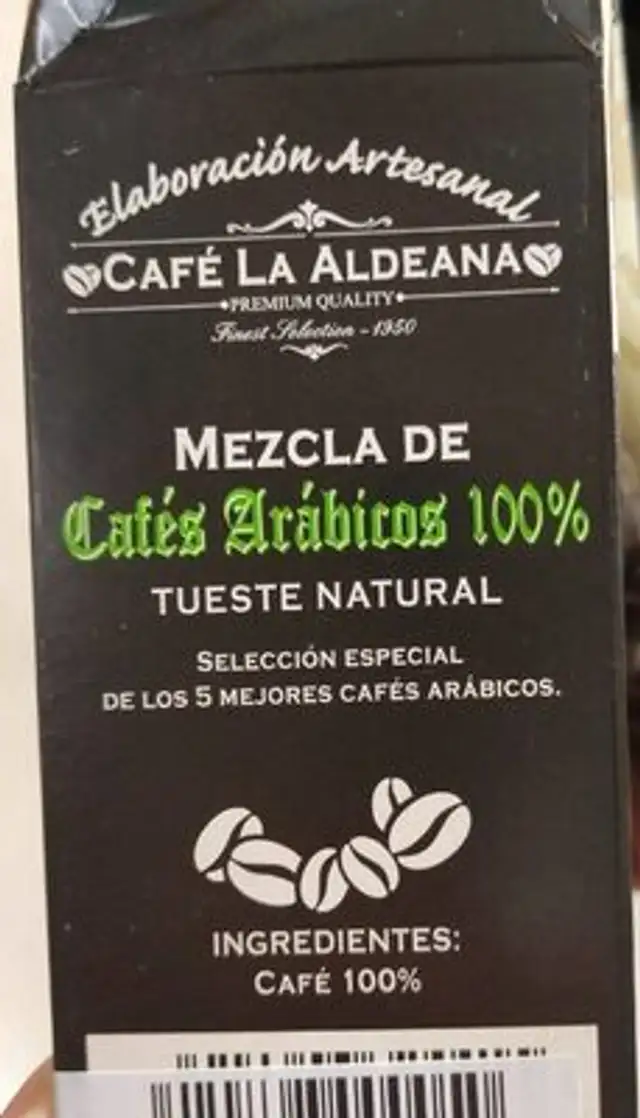 Café la aldeana nutrition facts table