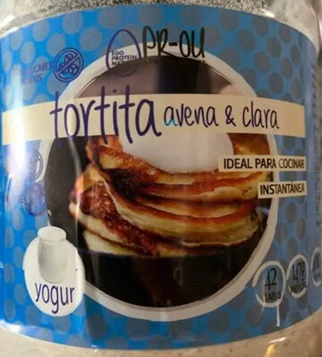 Tortita avena clara