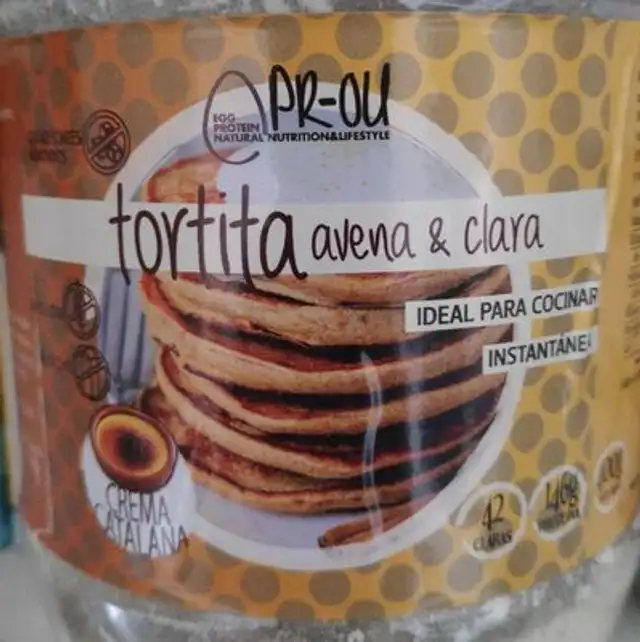 Tortitas avena y clara