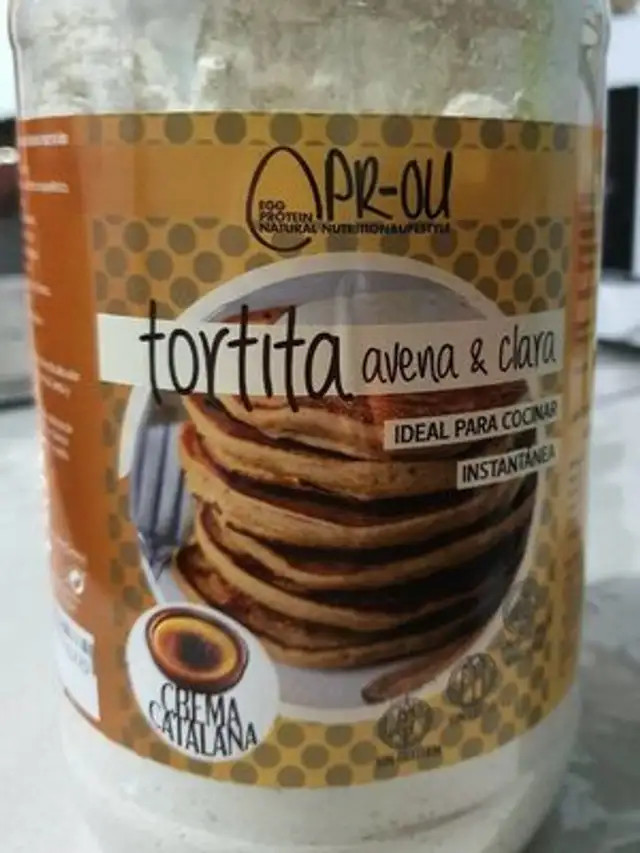 Tortita avena y clara