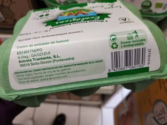 Huevos nutrition facts table