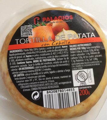 Tortilla de patata con cebolla