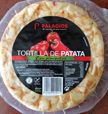 Tortilla de patata con pimientos