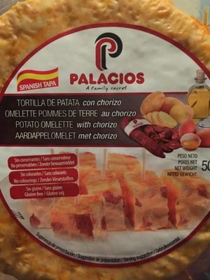 Tortilla Au Chorizo front packaging