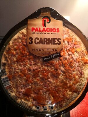 Pizza Palacios 3 carnes