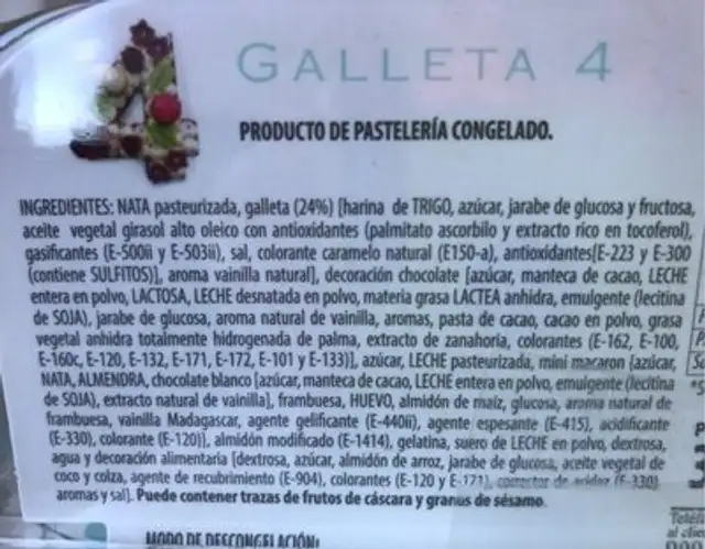Tarta galleta