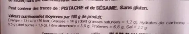 Saucisses végétales nutrition facts table