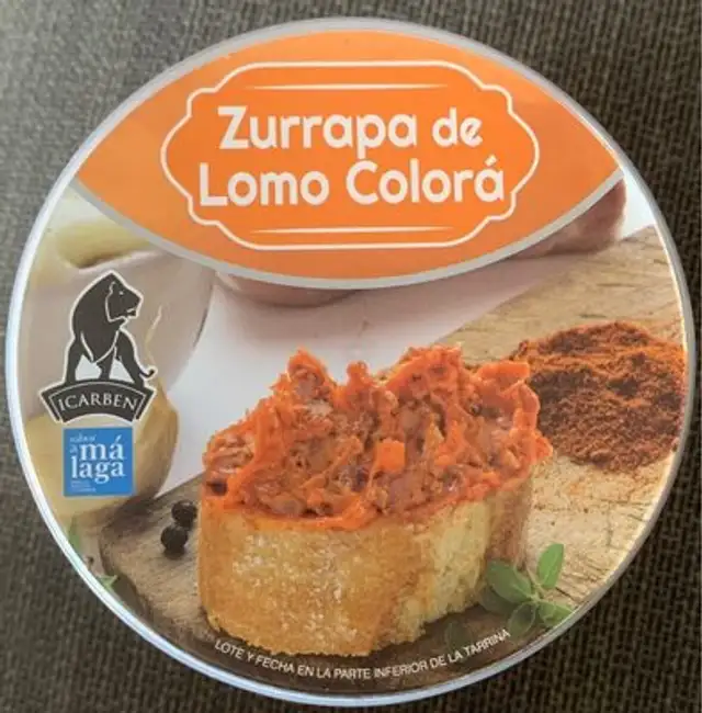 Zurrapa de lomo colorá