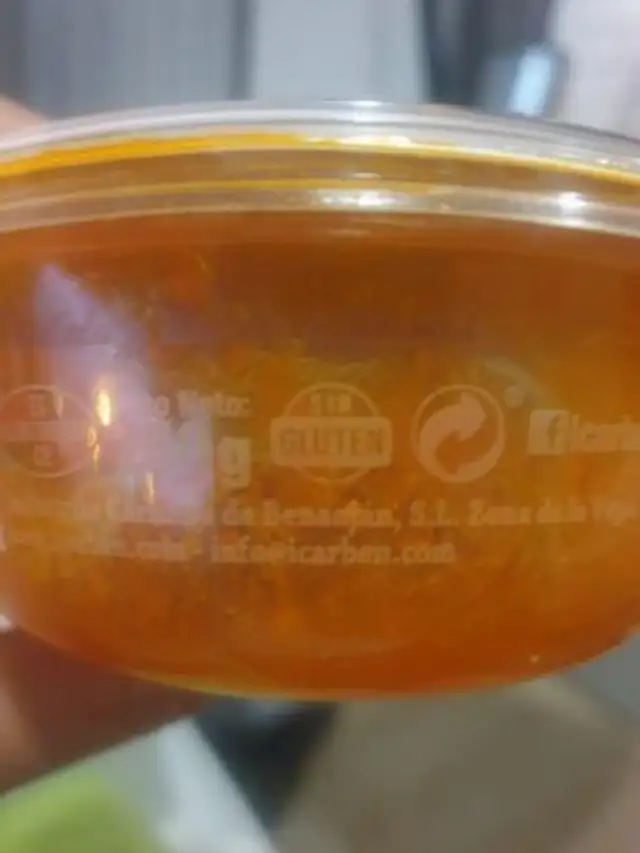 Zurrapa de carne ingredients label