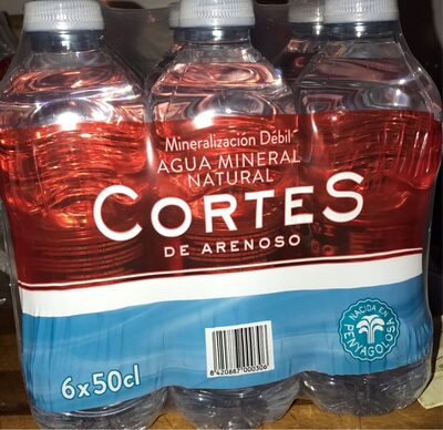 Agua mineral natural front packaging