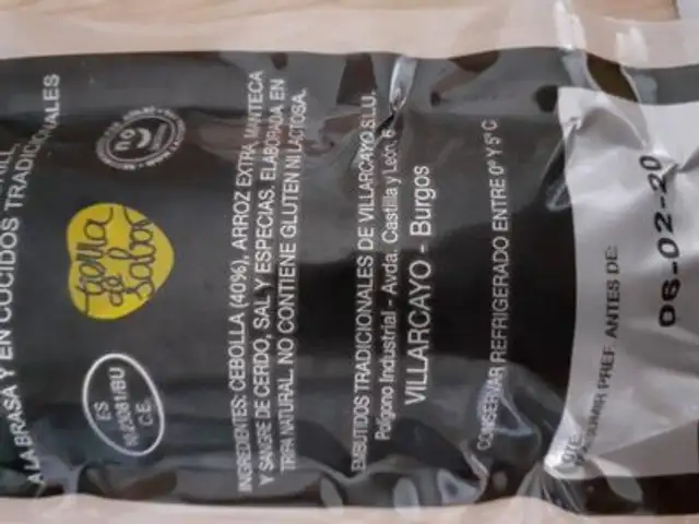 Unknown ingredients label