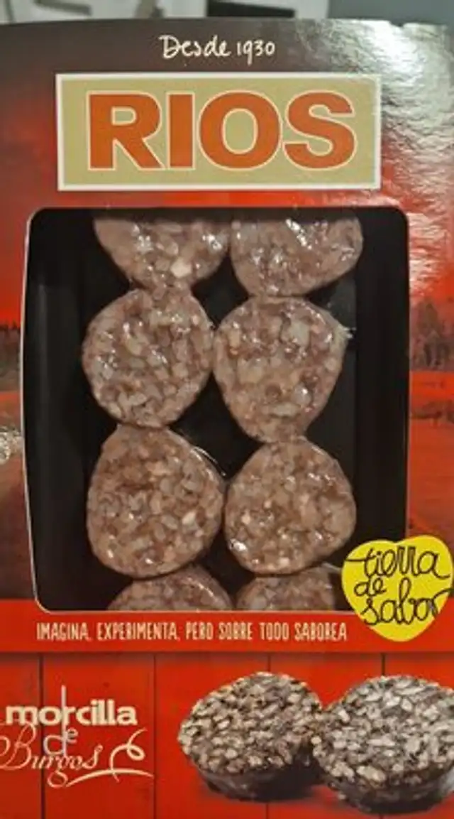 Morcilla de burgos rodajas