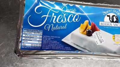 Queso fresco natural front packaging