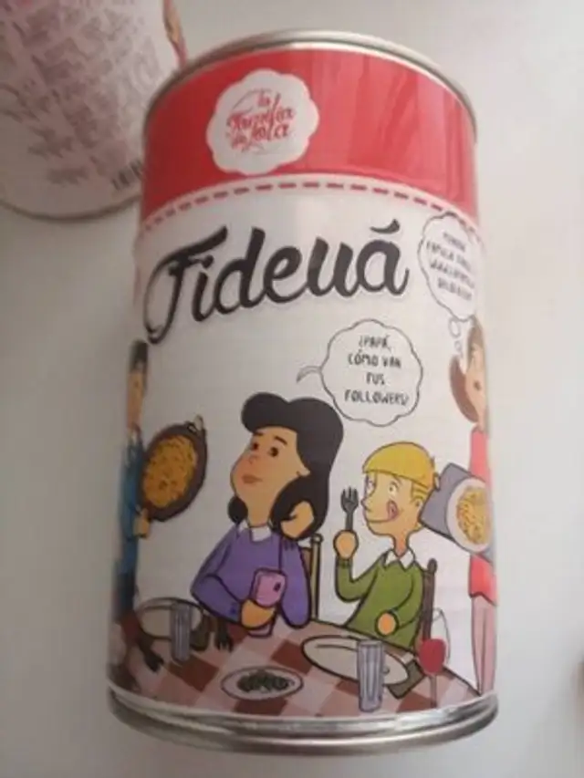 Fideuá de marisco ingredients label