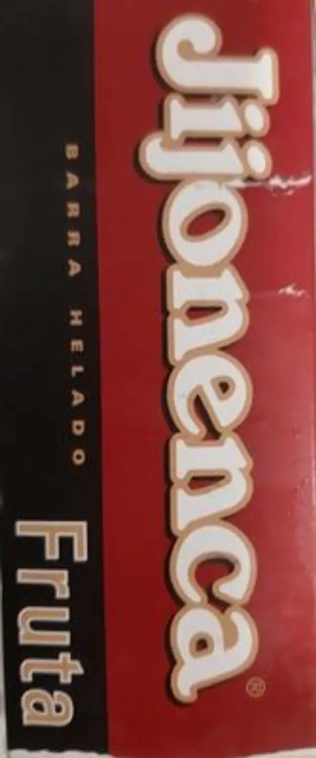 Barra helado fruta