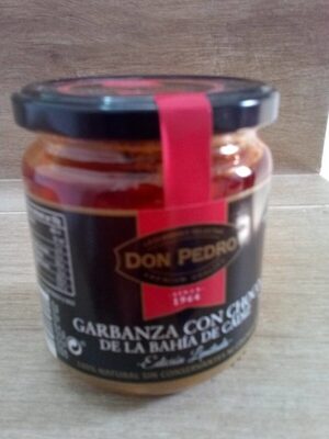 Garbanzos con choco front packaging